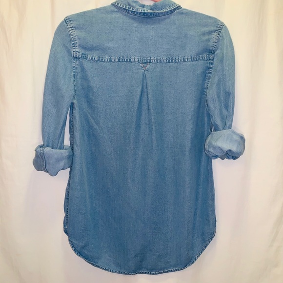 Holding Horses Blue Denim Shirt :: XS - Picture 3 of 4